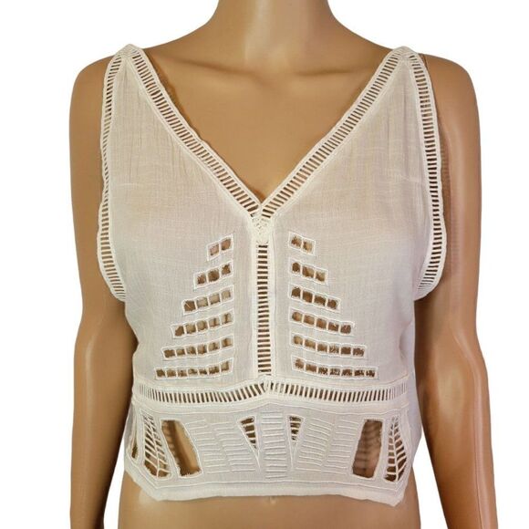 Seek The Label White Tank (Size XS) - Picture 1 of 7